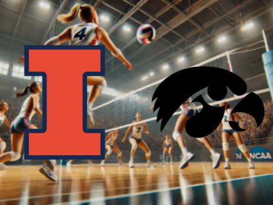 Illinois Fighting Illini at Iowa Hawkeyes Women's Volleyball
